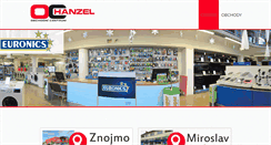 Desktop Screenshot of hanzel.cz