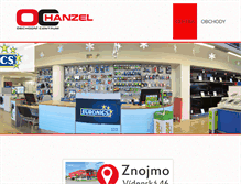 Tablet Screenshot of hanzel.cz